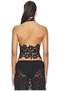 view 3 of 5 Trophy Halter Top in Noir
