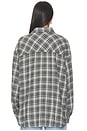 view 3 of 4 Clarity Shirt in Slate Plaid