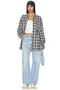 view 4 of 4 Clarity Shirt in Slate Plaid