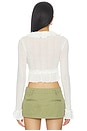 view 3 of 4 Venice Long Sleeve Top in Porcelain