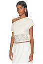 view 3 of 6 Etoile Off Shoulder Top in Cloud