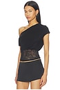view 3 of 5 Etoile Off Shoulder Top in Smoke