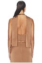 view 4 of 5 Front Row Halter Top in Chocolate