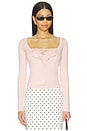 view 1 of 6 Babydoll Long Sleeve Top in Candy