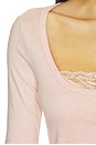 view 6 of 6 Babydoll Long Sleeve Top in Candy