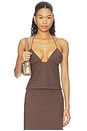 view 2 of 6 Play On Halter in Chocolate