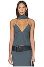 view 1 of 6 Play On Halter Top in Navy