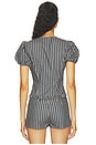 view 4 of 5 Bardot Top in Vintage Indigo