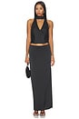 view 5 of 4 Front Row Halter Top in Noir