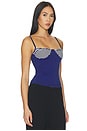 view 2 of 5 Bloom Tank Top in Cobalt Stripe