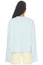 view 4 of 4 Bloom V Long Sleeve Top in Sky