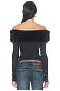 view 4 of 4 Waldorf Off Shoulder Top in Pitch