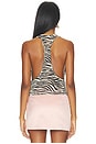 view 4 of 4 Bare Cami Top in Noir Tiger