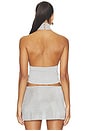 view 4 of 5 Trophy Halter Top in Silver