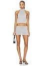 view 5 of 5 Trophy Halter Top in Silver