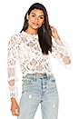 view 1 of 5 Chancellor Lace Top in White