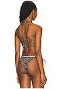 view 3 of 4 x REVOLVE Gisele Bikini Top in Leopard