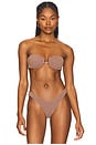 view 2 of 6 x REVOLVE Tiki Tiki Bikini Top in Chocolate