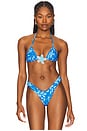 view 1 of 4 x REVOLVE Riviera Bikini Top in Blue Floral