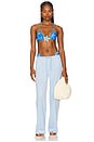 view 4 of 4 x REVOLVE Riviera Bikini Top in Blue Floral