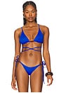 view 1 of 4 x REVOLVE Soleil Tie Bikini Top in Cobalt