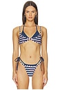 view 1 of 4 RHODE トップ in Navy Stripe
