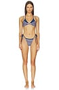 view 4 of 4 RHODE トップ in Navy Stripe