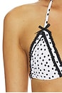 view 5 of 5 Azuri Top in Porcelain Polka