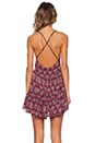 view 3 of 4 Criss Cross Back Dress in Red Print