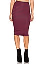 view 1 of 4 Striped Pencil Skirt in Maroon