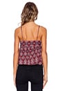 view 3 of 3 CAMISETA TIRANTES SEDA in Red Print
