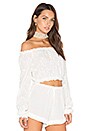 view 2 of 5 Off Shoulder Top in White
