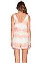 view 3 of 4 Lani Lace Romper in Coral