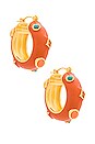 view 1 of 3 La Bomba Hoops in Terracotta