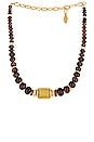 view 1 of 3 Goddess Collar Necklace in Amber