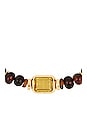 view 2 of 3 Goddess Collar Necklace in Amber