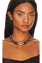 view 3 of 3 Goddess Collar Necklace in Amber