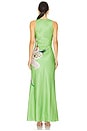 view 3 of 3 Helena Maxi Dress in Lily Print In Parakeet