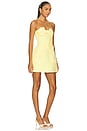 view 2 of 5 Rosario Petal Bustier Mini Dress in Sorbet Yellow