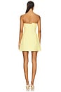 view 4 of 5 Rosario Petal Bustier Mini Dress in Sorbet Yellow
