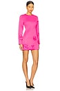 view 2 of 3 Aliza Dress in Hot Pink