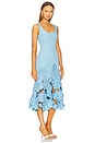 view 2 of 3 Emily Applique Midi Dress in Cornflower Blue