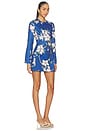 view 2 of 3 Aliza Mini Dress in Midnight Magnolia Print