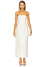 view 1 of 4 Rayna Embellished Bustier Maxi Dress in Cream