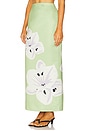 view 3 of 6 Clementine Maxi Skirt in Hibiscus & Matcha