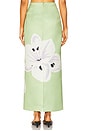 view 4 of 6 Clementine Maxi Skirt in Hibiscus & Matcha