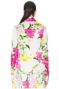 view 3 of 5 Freya Tie Neck Blouse in Floral Pear Print