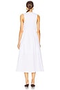 view 3 of 3 Poplin Dress in White