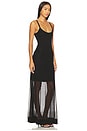 view 2 of 3 Sheer Knit Dress in Black