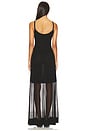 view 3 of 3 Sheer Knit Dress in Black